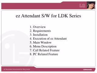 ez Attendant S/W for LDK Series