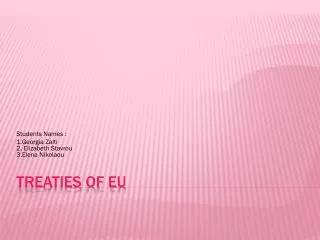 Treaties of EU