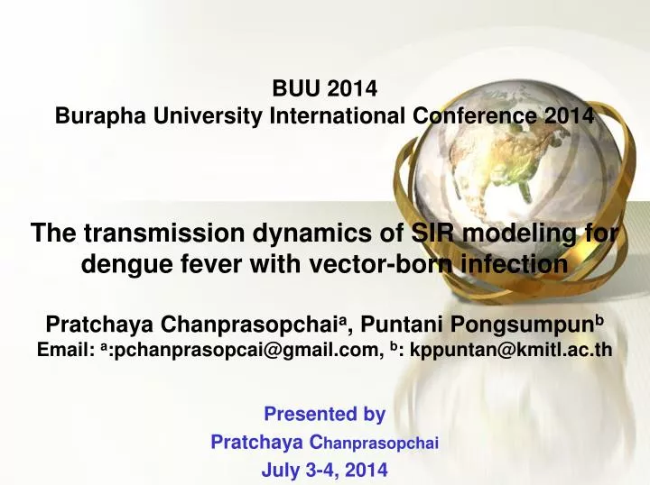 buu 2014 burapha university international conference 2014
