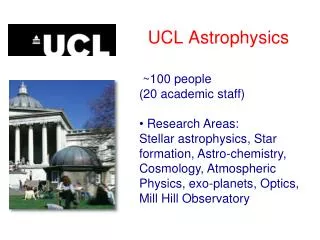 UCL Astrophysics