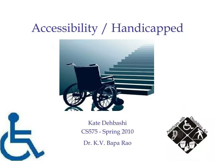 accessibility handicapped