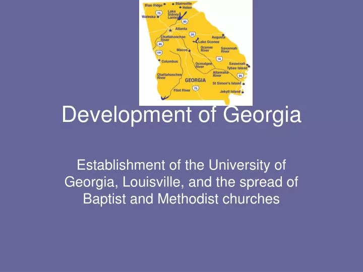 development of georgia