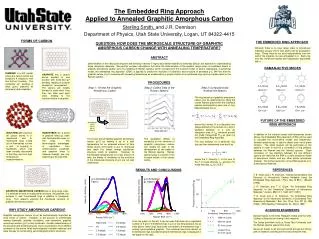 The Embedded Ring Approach Applied to Annealed Graphitic Amorphous Carbon