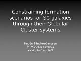 Constraining formation scenarios for S0 galaxies through their Globular Cluster systems
