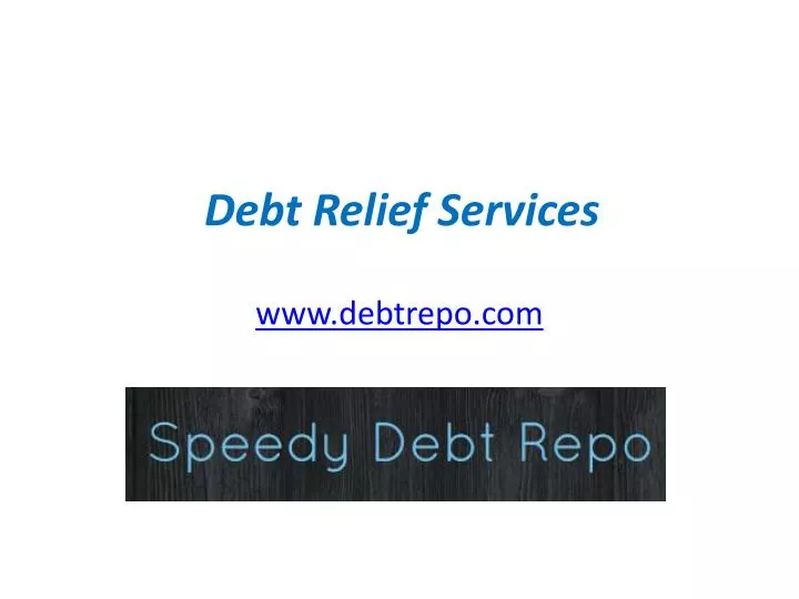 debt relief services