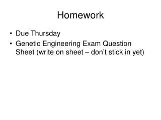 Homework