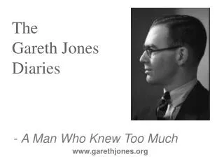 The Gareth Jones Diaries