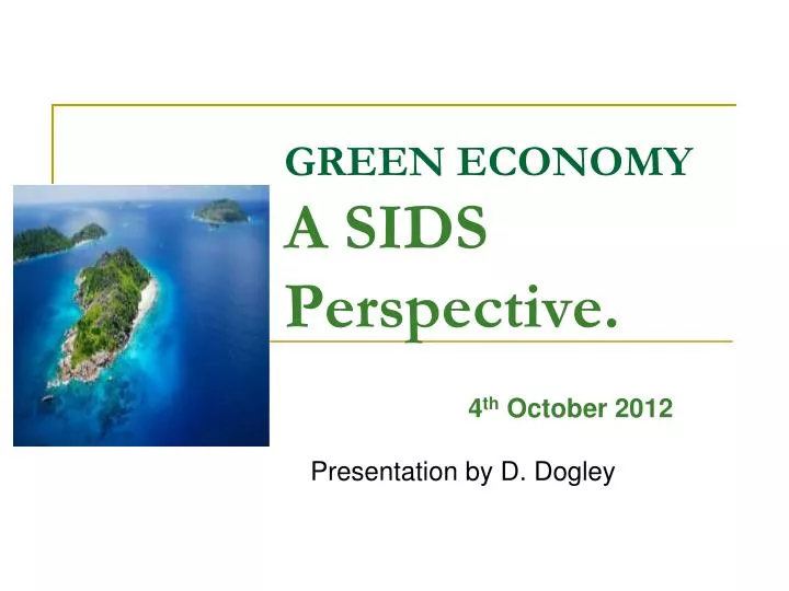 green economy a sids perspective