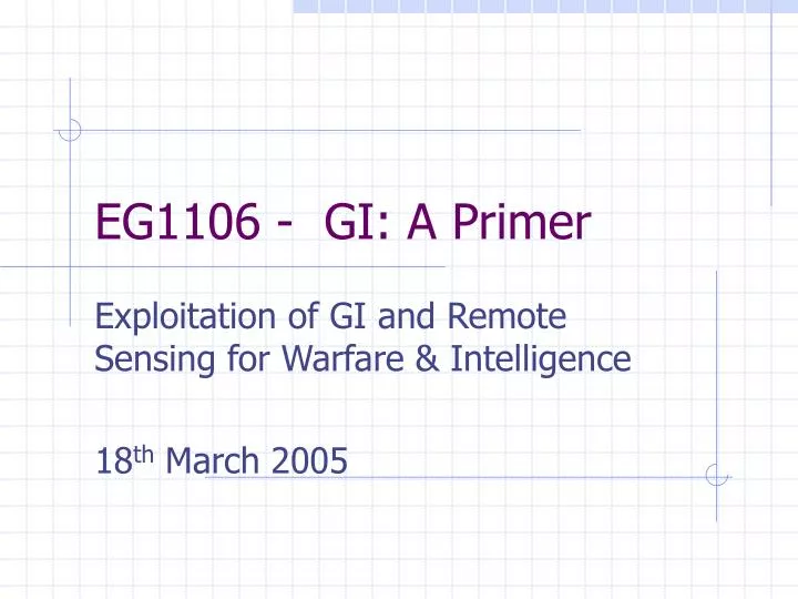 eg1106 gi a primer