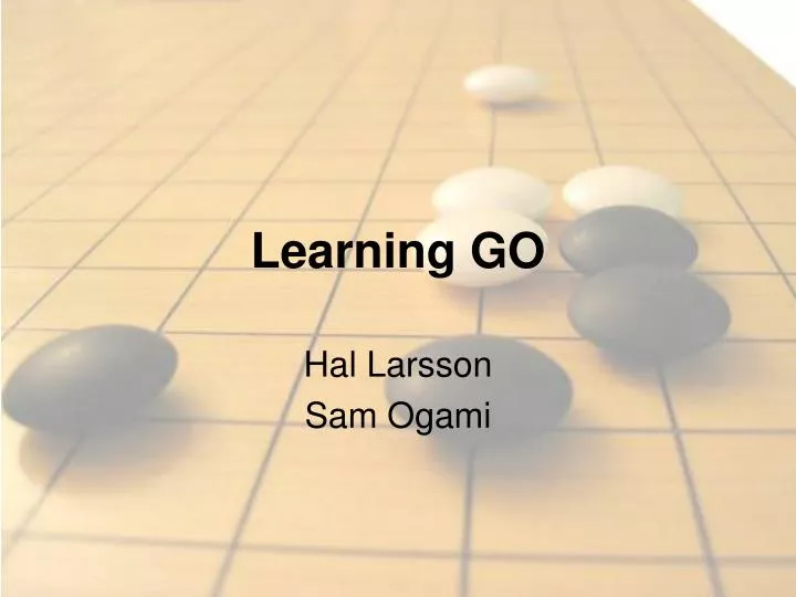 learning go