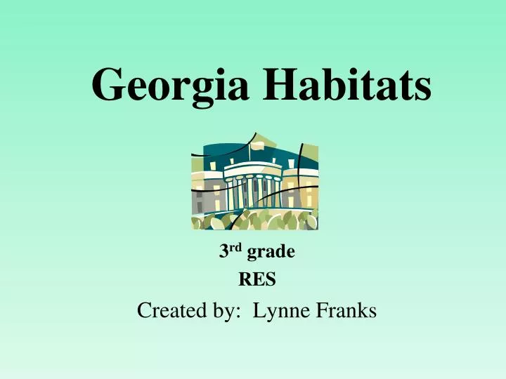 georgia habitats