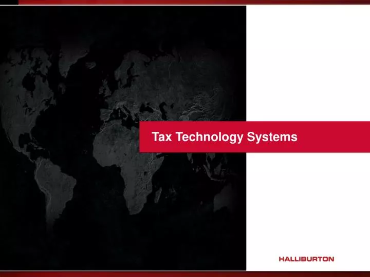 tax technology systems