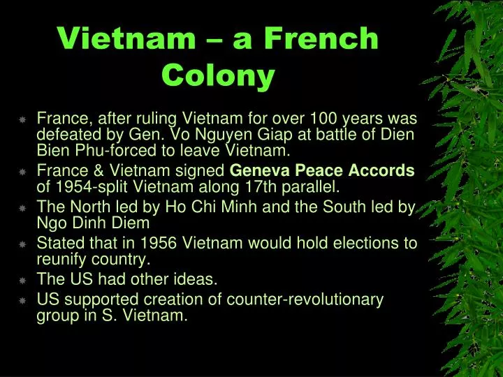 vietnam a french colony