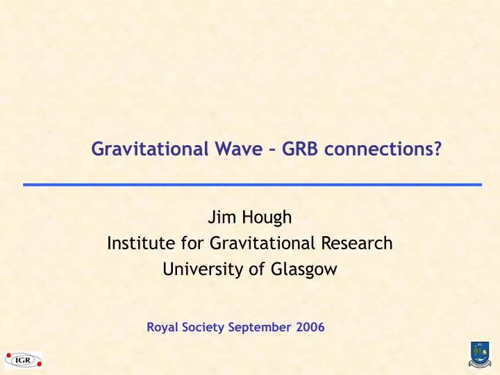 gravitational wave grb connections