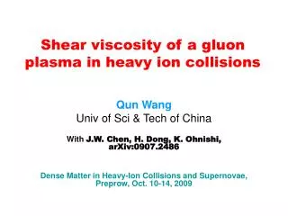 Shear viscosity of a gluon plasma in heavy ion collisions