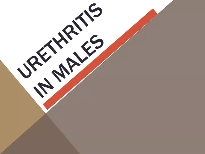 urethritis in males