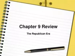 Chapter 9 Review