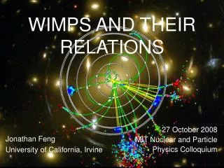 WIMPS AND THEIR RELATIONS