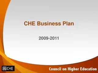 CHE Business Plan