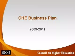 che business plan