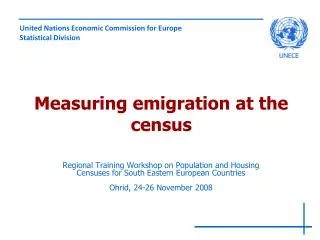 Measuring emigration at the census