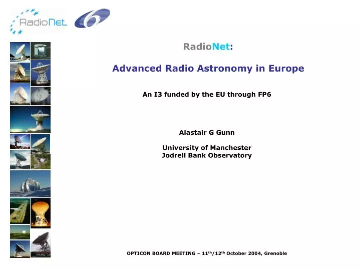 radio net advanced radio astronomy in europe
