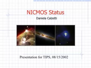 NICMOS Status