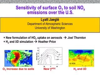 Sensitivity of surface O 3 to soil NO x emissions over the U.S.