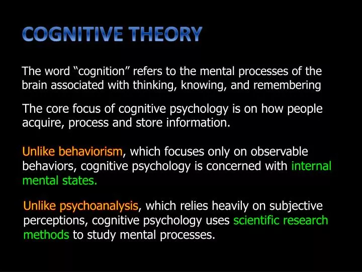 cognitive theory