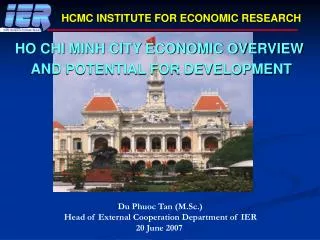 HCMC INSTITUTE FOR ECONOMIC RESEARCH