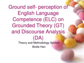 Theory and Methodology Section Birdie Han