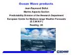 Ocean Wave products - slide 1