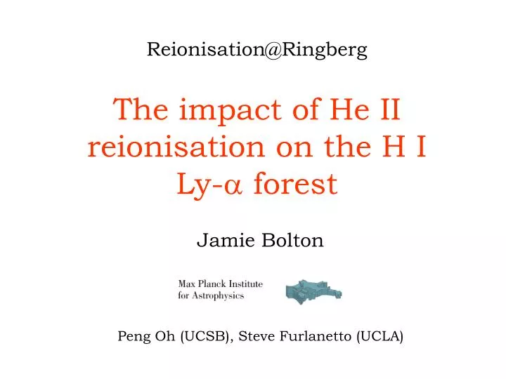 the impact of he ii reionisation on the h i ly a forest