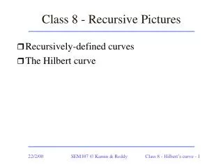Class 8 - Recursive Pictures