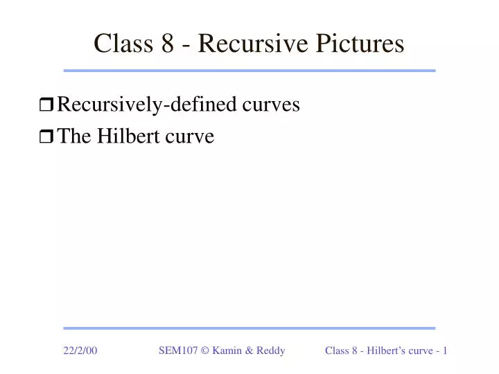 class 8 recursive pictures