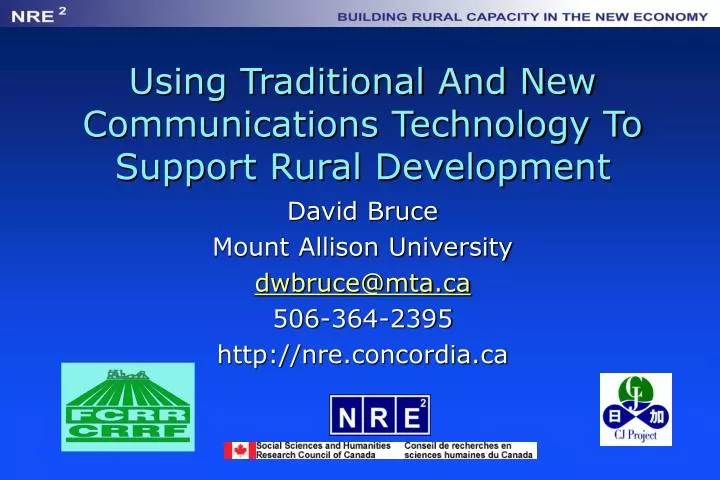 using traditional and new communications technology to support rural development