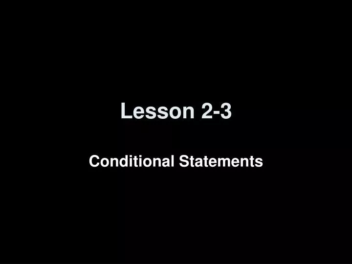 lesson 2 3