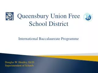 Queensbury Union Free School District International Baccalaureate Programme