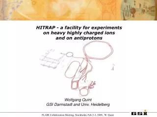 HITRAP - a facility for experiments on heavy highly charged ions and on antiprotons