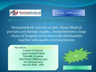 Devinemedical - diabetes care products Medical Supply in us