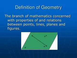 Definition of Geometry