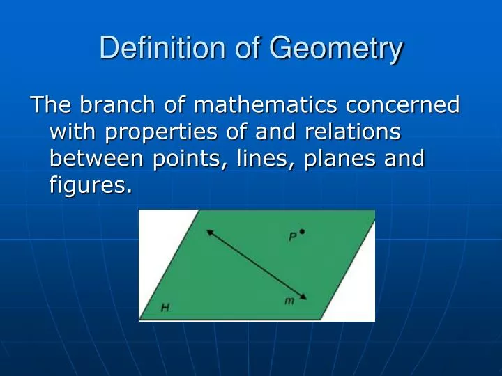 definition of geometry