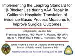 Benjamin S. Brooke, MD - slide 1