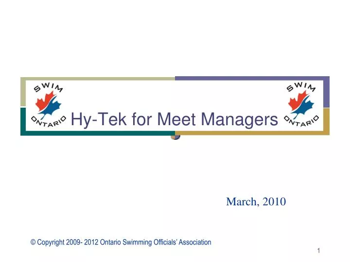 hy tek for meet managers