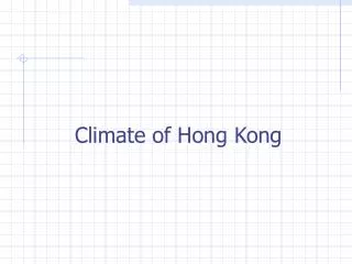 Climate of Hong Kong