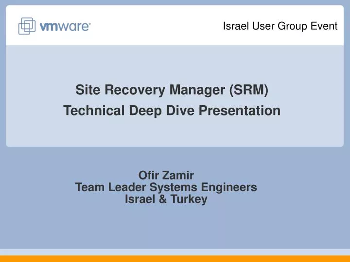 israel user group event