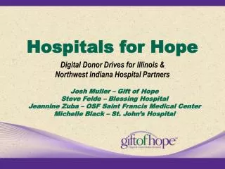 Hospitals for Hope