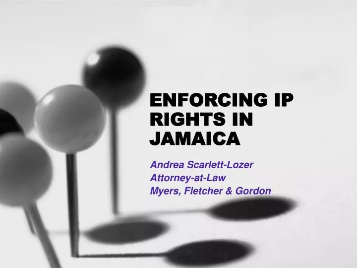 enforcing ip rights in jamaica