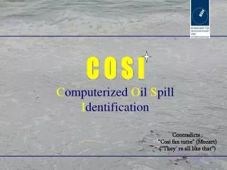 C omputerized O il S pill I dentification