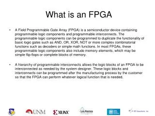 What is an FPGA